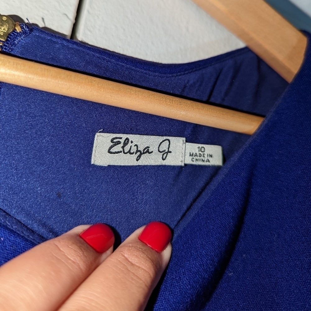 Royal blue cocktail dress - Picture 3 of 5